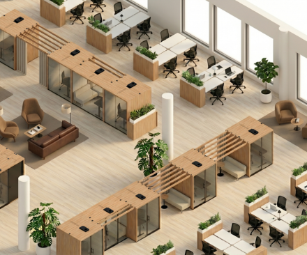 flexible office layout