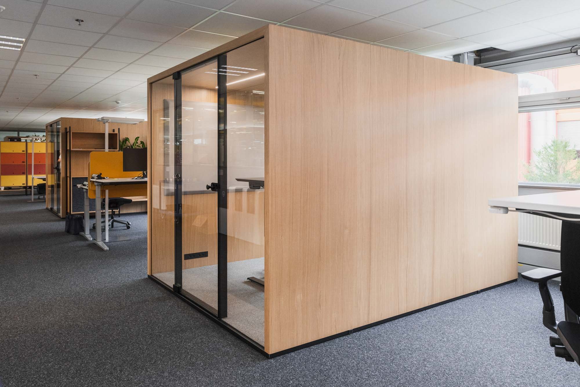 Endress + Hauser office pod solutions for coworking