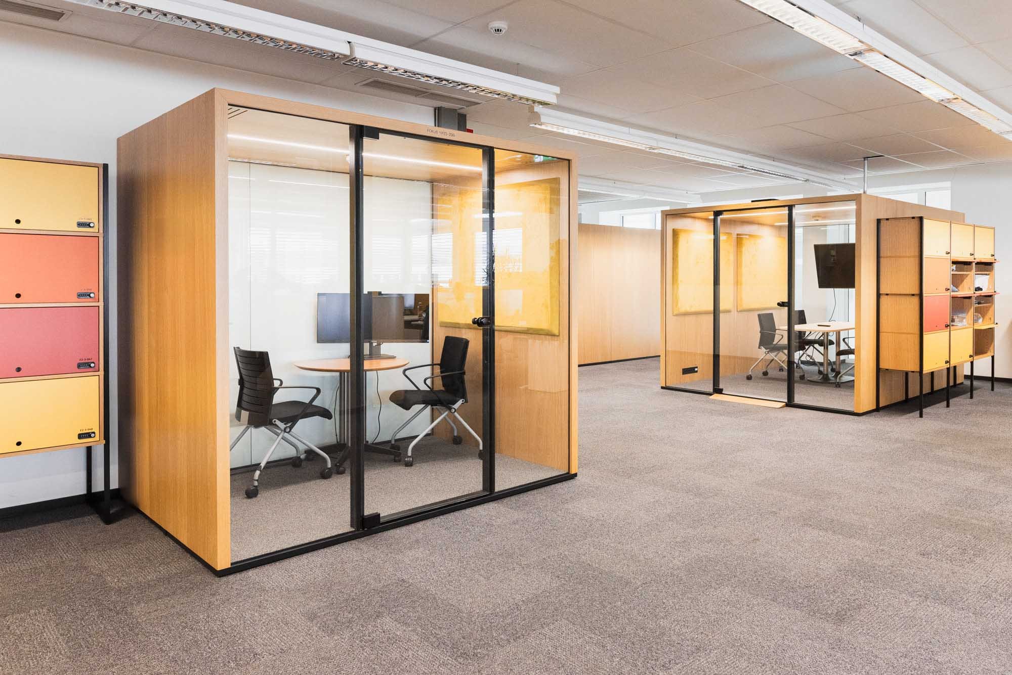 Endress + Hauser soundproof coworking space