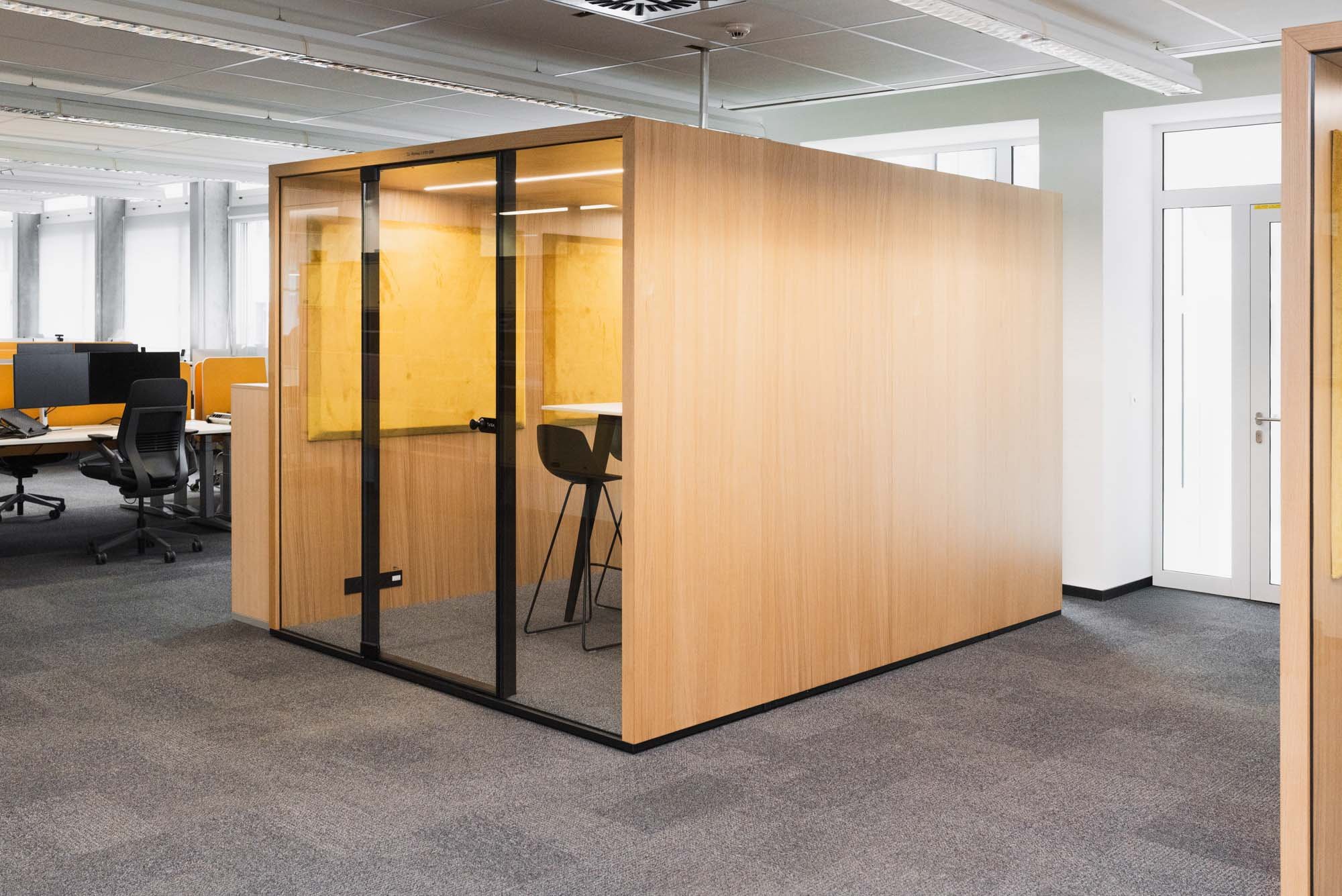 Endress + Hauser office pod for collaboration