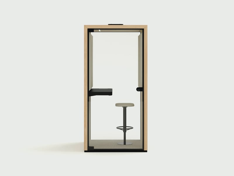 elegant soundproof office pod Lohko Box 1m2