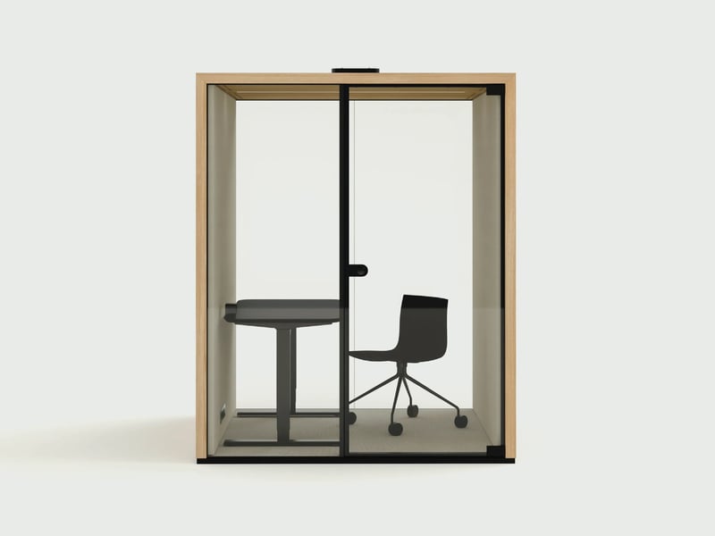 compact office pod for private work Picea 3m2