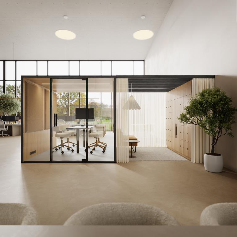 Create calm spaces with Taiga pods