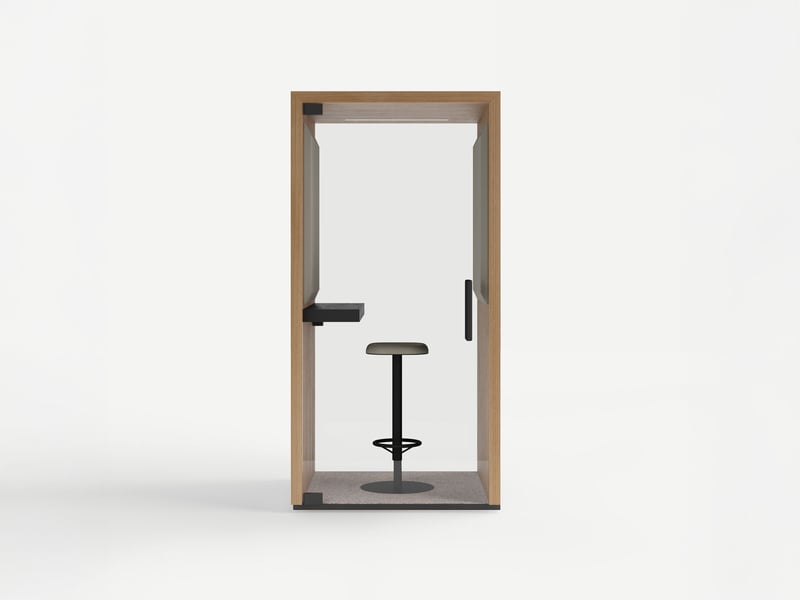 elegant soundproof office pod Lohko Box 1m2
