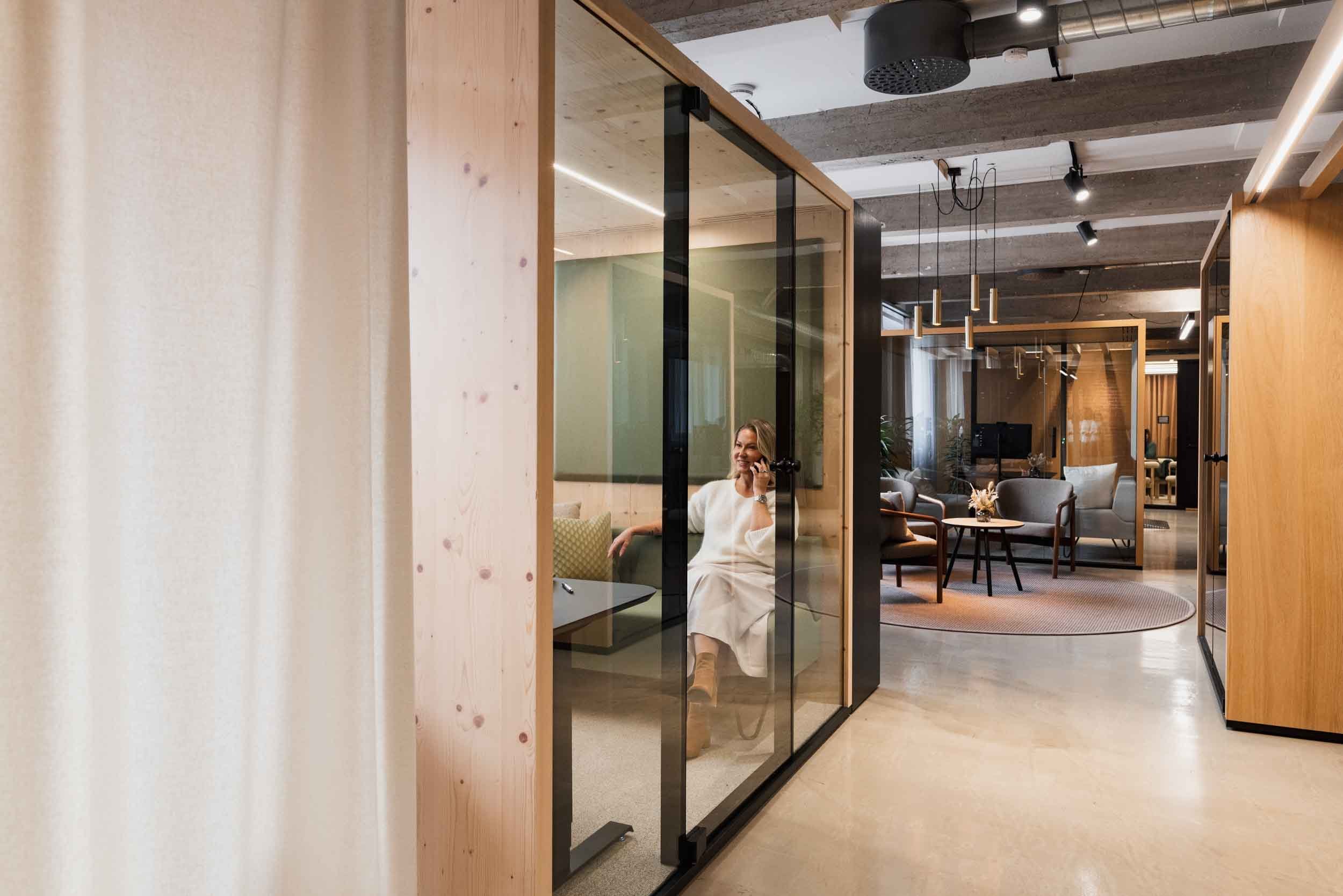 modula office pods for calls and private work