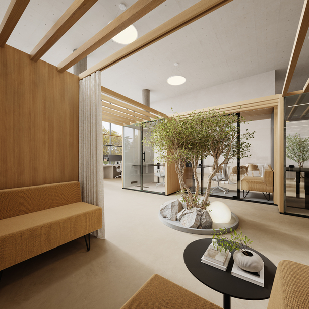 Office pod design inspired by Nordic nature